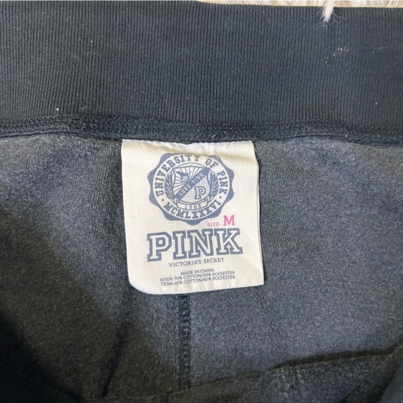 ◾️Rare Vintage Y2K Victoria’s Secret PINK Velour Number Flare Side Stripe Pants - Picture 4 of 7